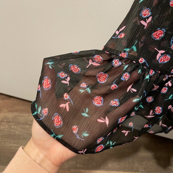 Sheer Shimmery Zara Top - Picture 6 of 8